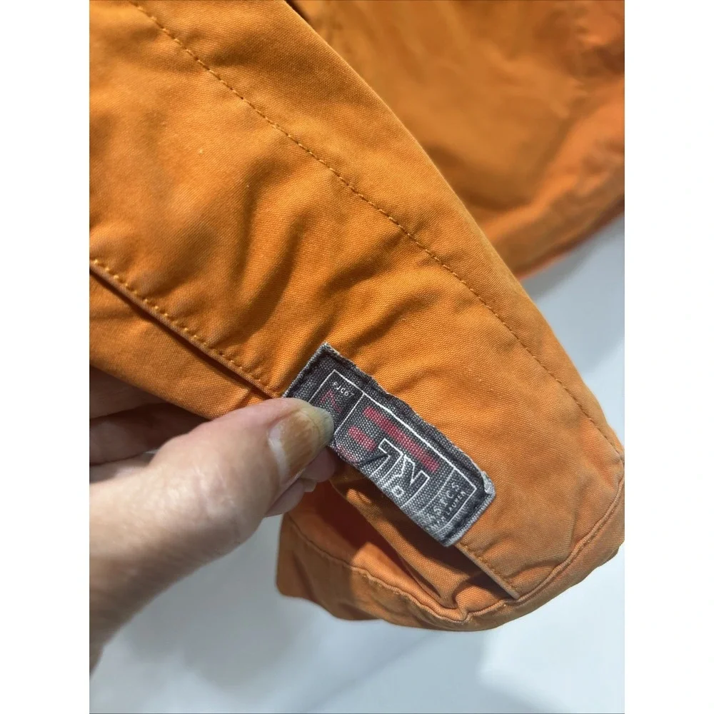 VTG Polo Ralph Lauren RL67 Military Cargo Shorts Orange Utility Safari Mens